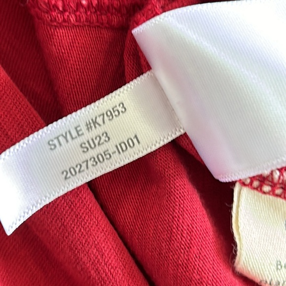 BUNDLE of 2: J Crew Swiss Dot Tank Top & Madewell V-Neck Tee. Cotton Medium - Picture 11 of 12